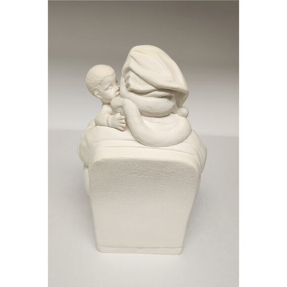 Santa Claus Bisque Ceramic Figurines Ready forTo Paint Christmas, Holiday Decor - Picture 12 of 14